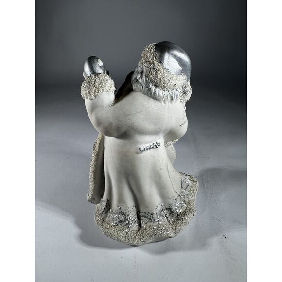 Vintage Christmas Santa Claus Victorian K’s Collection White Silver Figurine - Picture 6 of 16